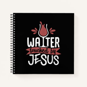 Jesus Love   Water in aanraking met Jezus kerstwij Notitieboek