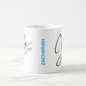 Jesus Love You - Blue Heart Coffee Mok (Center)