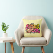 Jesus Lover Kussen (Stoel)