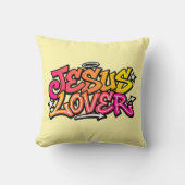 Jesus Lover Kussen (Voorkant)
