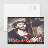 JESUS LOVES ALL FEESTDAGENKAART (Voorkant / Achterkant)