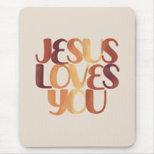 Jesus Loves Christelijk Lettertype Ontwerp 