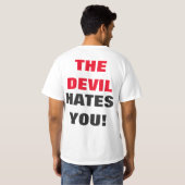 Jesus Loves/Devil Hates T-Shirt (Achterkant volledig)