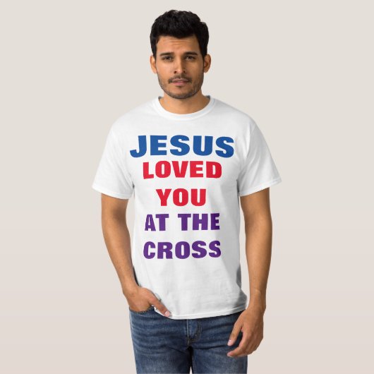 Jesus Loves/Devil Hates T-Shirt (Voorkant volledig)