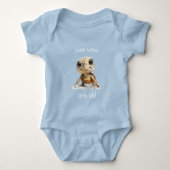 Jesus Loves Little Me one-piece Romper (Voorkant)