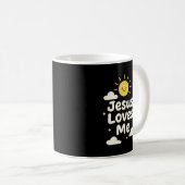 Jesus Loves Me Christian Mug Koffiemok (Voorkant rechts)