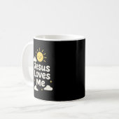 Jesus Loves Me Christian Mug Koffiemok (Voorkant links)