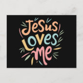 Jesus Loves Me -  design Briefkaart (Voorkant)