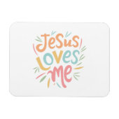 Jesus Loves Me - design Magneet (Horizontaal)