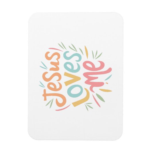 Jesus Loves Me - design Magneet (Verticaal)