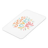 Jesus Loves Me - design Magneet (Linkerzijde)