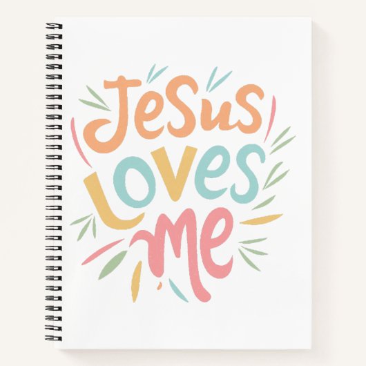 Jesus Loves Me -  design Notitieboek (Voorkant)