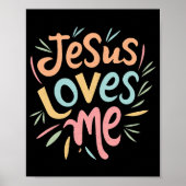 Jesus Loves Me -  design Poster (Voorkant)