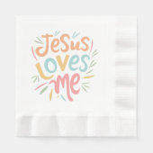 Jesus Loves Me -  design Servet (Voorkant)