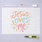 Jesus Loves Me - design Tissuepapier (Craft)