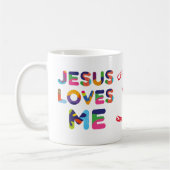 Jesus Loves Me Elegant  Koffie Mok (Links)