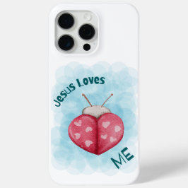 Jesus Loves Me Inspirational Modern Quote  iPhone 15 Pro Max Hoesje