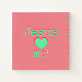 Jesus loves ♥ me! notitieboek (Achterkant)