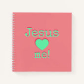 Jesus loves ♥ me! notitieboek (Voorkant)