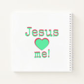 Jesus loves ♥ me! notitieboek (Achterkant)