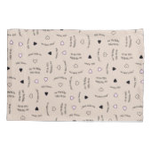 Jesus Loves Me Tan Kussensloop (Achterkant)