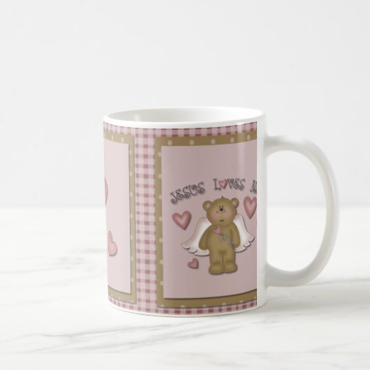 Jesus Loves Me Teddy Bear Angel Mok (Rechts)