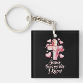 Jesus Loves Me Valentine Keychain (voorkant)
