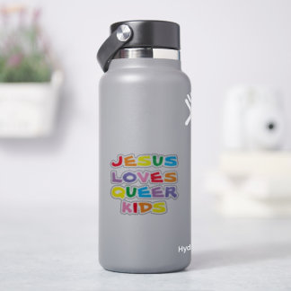 Jesus Loves Queer Kinder Vinyl Sticker