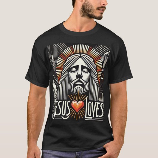 Jesus Loves T-shirt (Voorkant)
