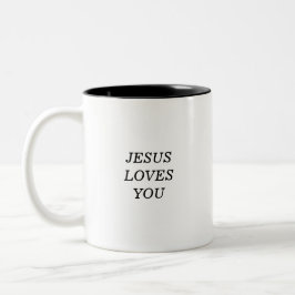 Jesus Loves You Christelijk Faith Quote Coffee Mok