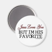 Jesus Loves You Favorite Magneet (Voorkant / Achterkant)