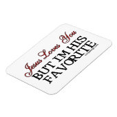 Jesus Loves You Favorite Magneet (Linkerzijde)