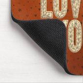 Jesus Loves You Rustic Christian Encouragement Muismat (Hoek)