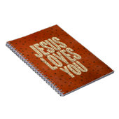 Jesus Loves You Rustic Christian Encouragement Notitieboek (Rechterzijde)