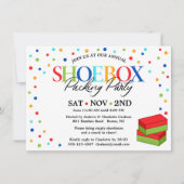 Jesus Loves You - Shoebox Party Invite (Stippen) Kaart (Voorkant)