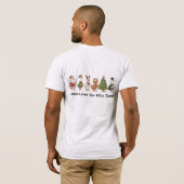 Jesus Loves You Silly Goose, Silly Goose  T-shirt (Achterkant volledig)