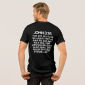 Jesus Loves You Thrive Merchandise Tri-Blend Shirt (Achterkant volledig)