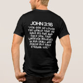 Jesus Loves You Thrive Merchandise Tri-Blend Shirt (Achterkant)
