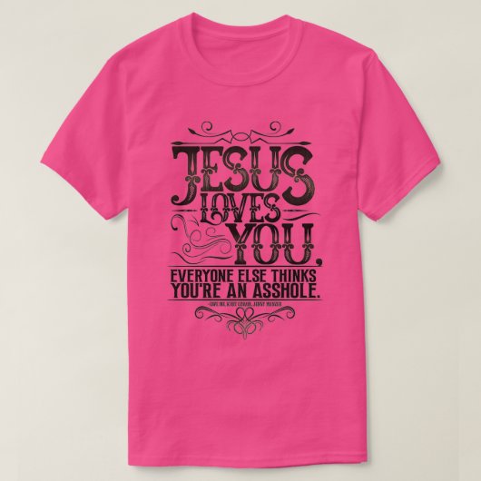 Jesus Loves You White T-shirt (Design voorkant)