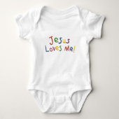 jesus loveT-Shirt Romper (Voorkant)