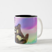 jesus lovw tweekleurige koffiemok (Voorkant rechts)