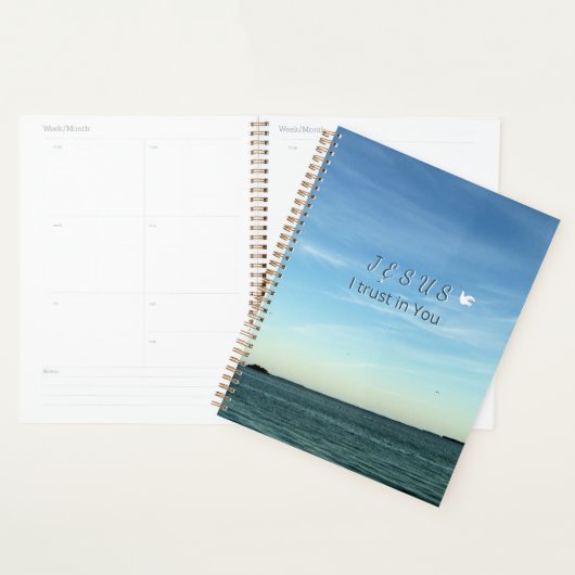 Jesus Lucht met Duif Gelooofsontwerp Planner (Display)