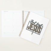Jesus Luipaardprint Christelijke Vintage Gravure O Planner (Display)