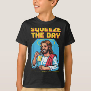 Jesus maakt limonade Grappige Christelijke Mannen T-shirt