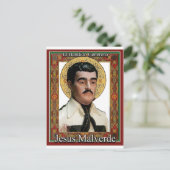 Jesus Malverde , de genereuze bandit Briefkaart (Staand voorkant)