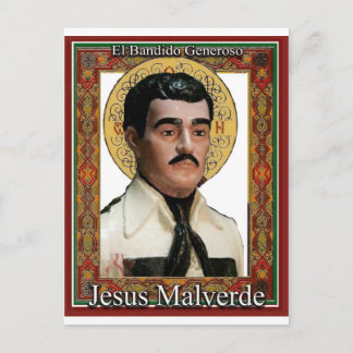 Jesus Malverde , de genereuze bandit Briefkaart