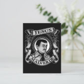 Jesus Malverde Gift Mexican Hero Jesus Malverde Briefkaart (Staand voorkant)