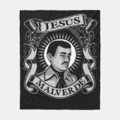 Jesus Malverde Gift Mexican Hero Jesus Malverde Fleece Deken (Voorkant)