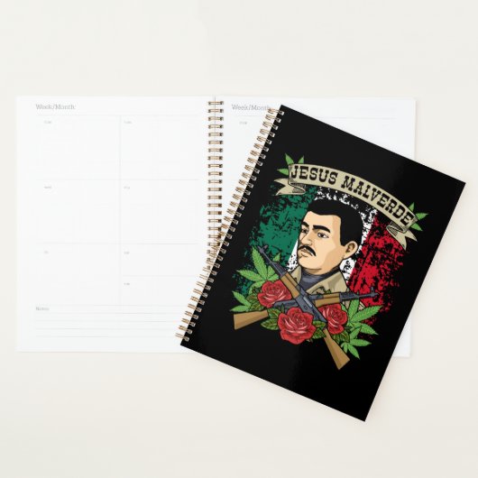 Jesus Malverde Gift Women & Mannen Jesus Malverde Planner (Display)