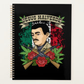 Jesus Malverde Gift Women & Mannen Jesus Malverde Planner (Voorkant)